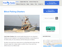 Tablet Screenshot of biloxicharterfishing.net